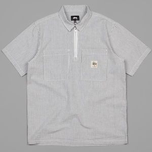 Stussy Half Zip Seersucker Shirt
